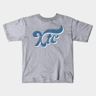 XTC ///// Retro Fan Art Typography Design Kids T-Shirt